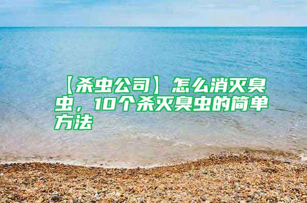 【杀虫公司】怎么消灭臭虫，10个杀灭臭虫的简单方法