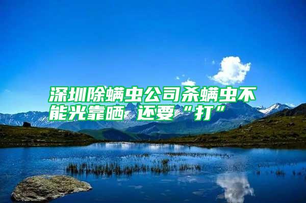 深圳除螨虫公司杀螨虫不能光靠晒 还要“打”