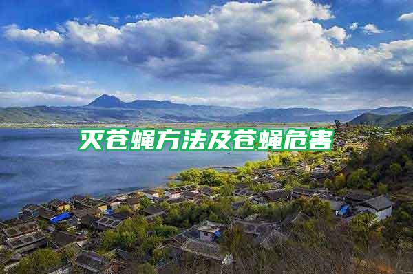 灭苍蝇方法及苍蝇危害