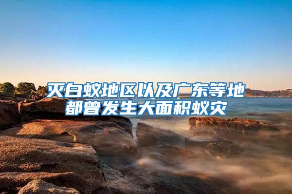 灭白蚁地区以及广东等地都曾发生大面积蚁灾