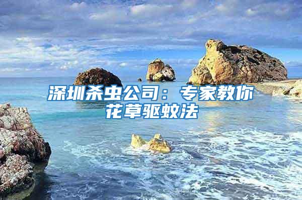 深圳杀虫公司：专家教你花草驱蚊法