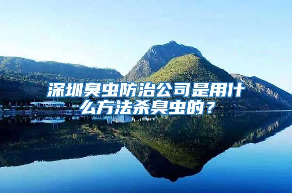 深圳臭虫防治公司是用什么方法杀臭虫的？