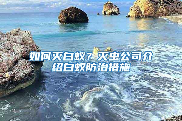 如何灭白蚁？灭虫公司介绍白蚁防治措施