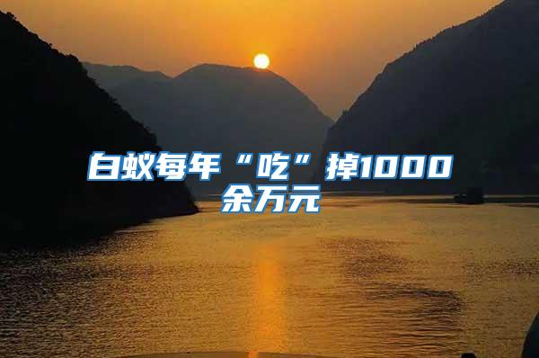 白蚁每年“吃”掉1000余万元