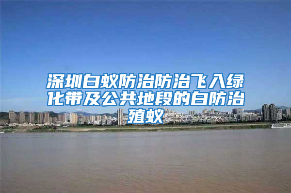 深圳白蚁防治防治飞入绿化带及公共地段的白防治殖蚁