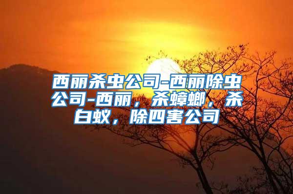 西丽杀虫公司-西丽除虫公司-西丽，杀蟑螂，杀白蚁，除四害公司