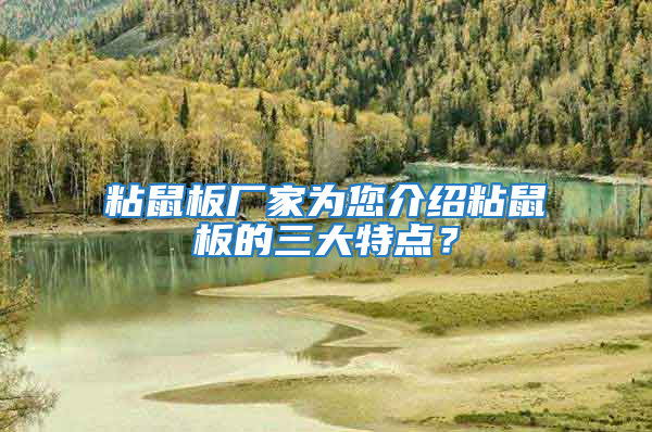 粘鼠板厂家为您介绍粘鼠板的三大特点？