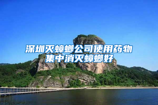 深圳灭蟑螂公司使用药物集中消灭蟑螂好