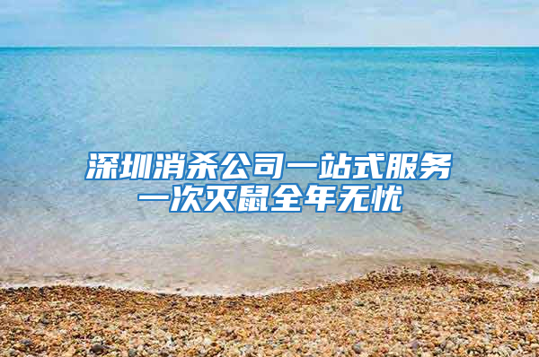 深圳消杀公司一站式服务一次灭鼠全年无忧