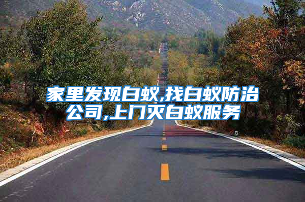 家里发现白蚁,找白蚁防治公司,上门灭白蚁服务