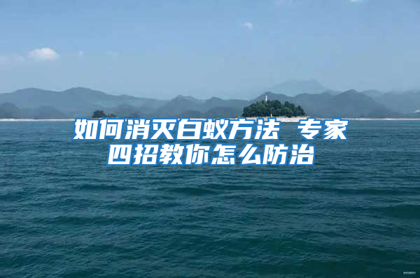 如何消灭白蚁方法 专家四招教你怎么防治