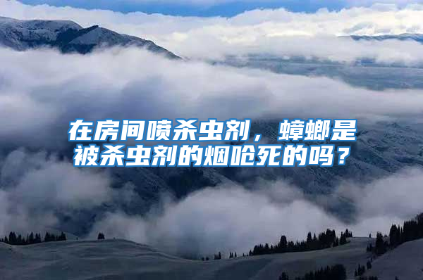在房间喷杀虫剂，蟑螂是被杀虫剂的烟呛死的吗？